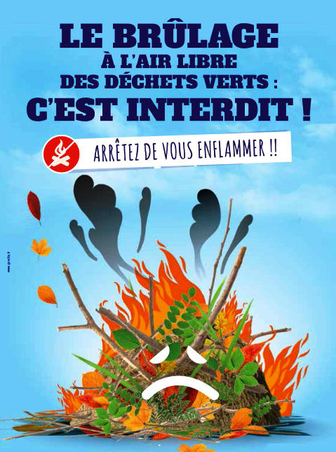 Brûlage des végétaux