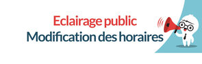 horaires éclairage public