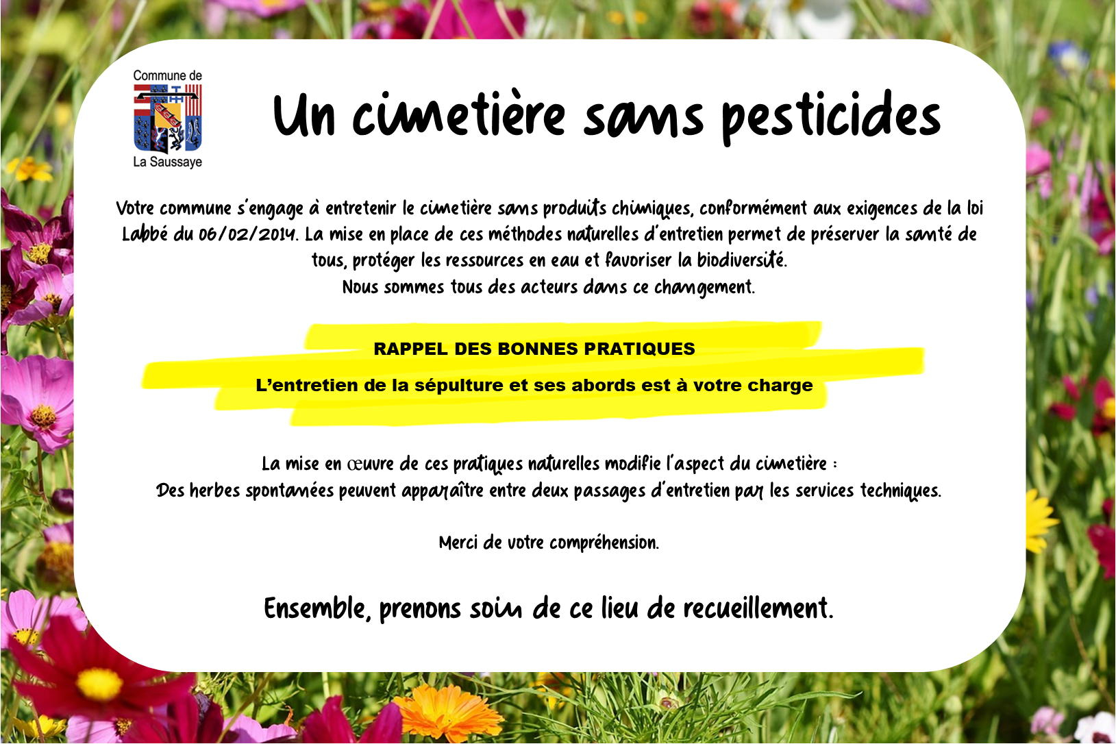 cimetière sans pesticides