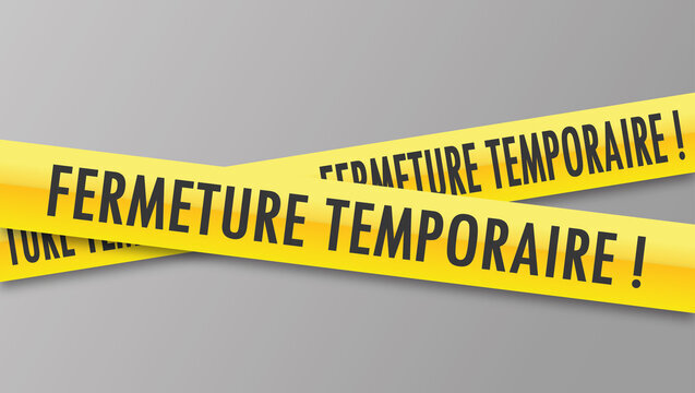 fermeture temporaire