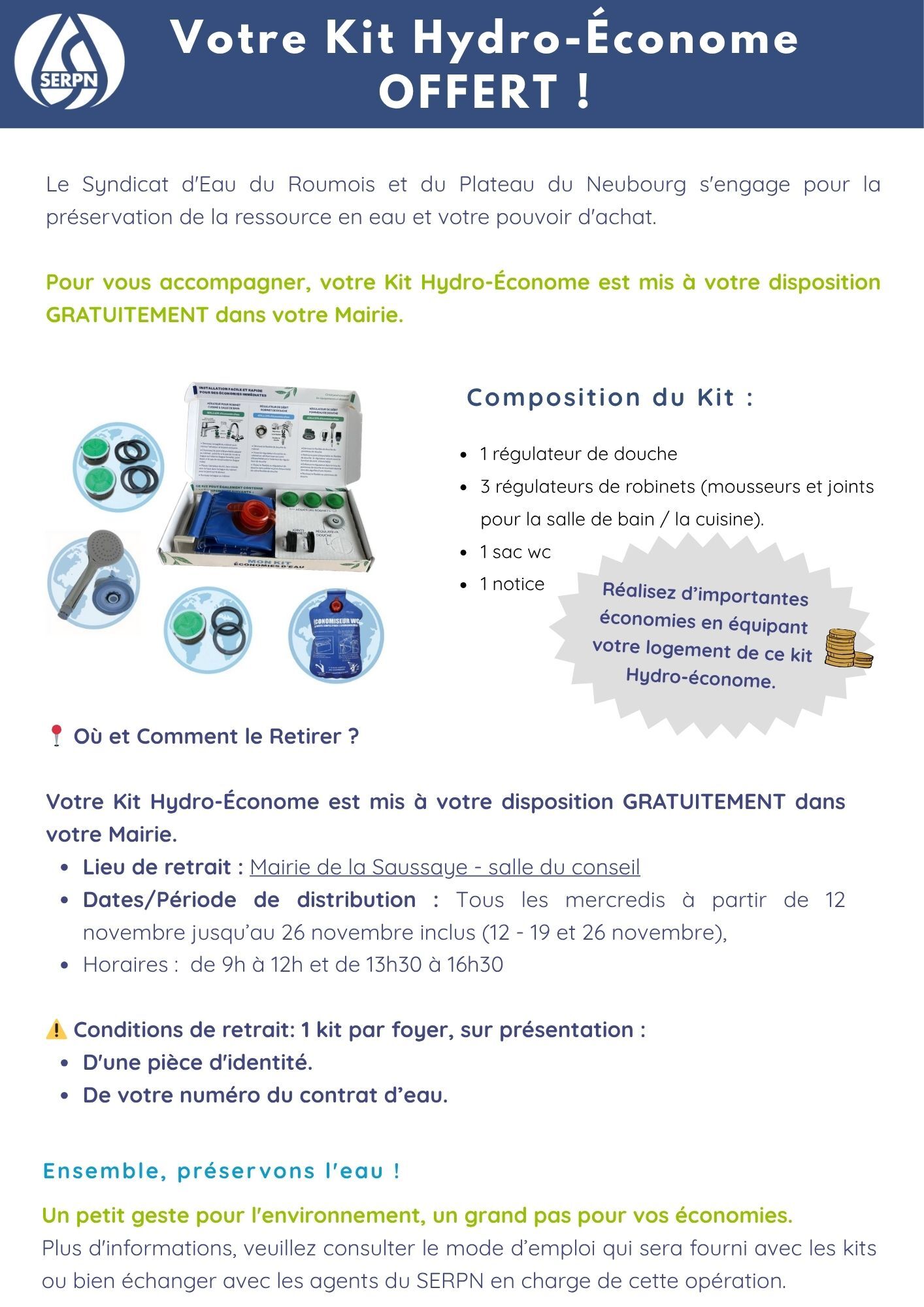 kit hydro-économe